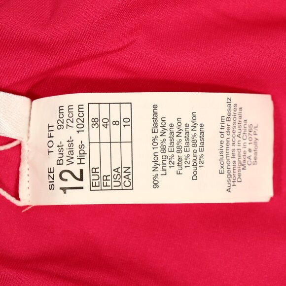 NWT Seafolly X Revolve Your Type Tube Top in Persian Pink - Picture 15 of 16